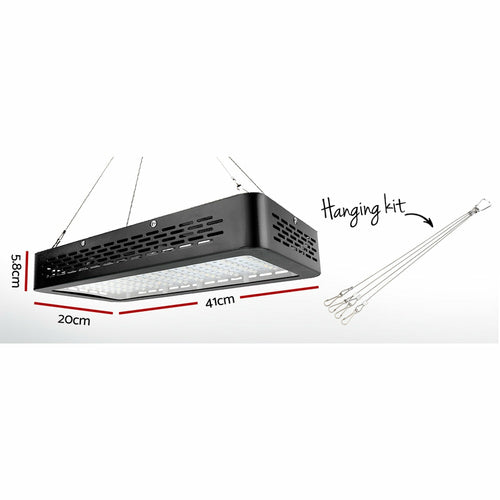 Greenfingers Grow Tent 1200W LED Grow Light 150X150X200cm Mylar 6"